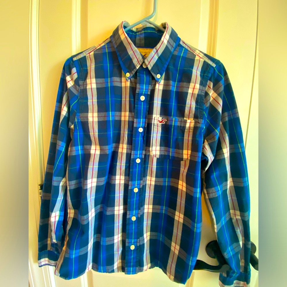 Hollister Mens Button Down Shirt Sz M